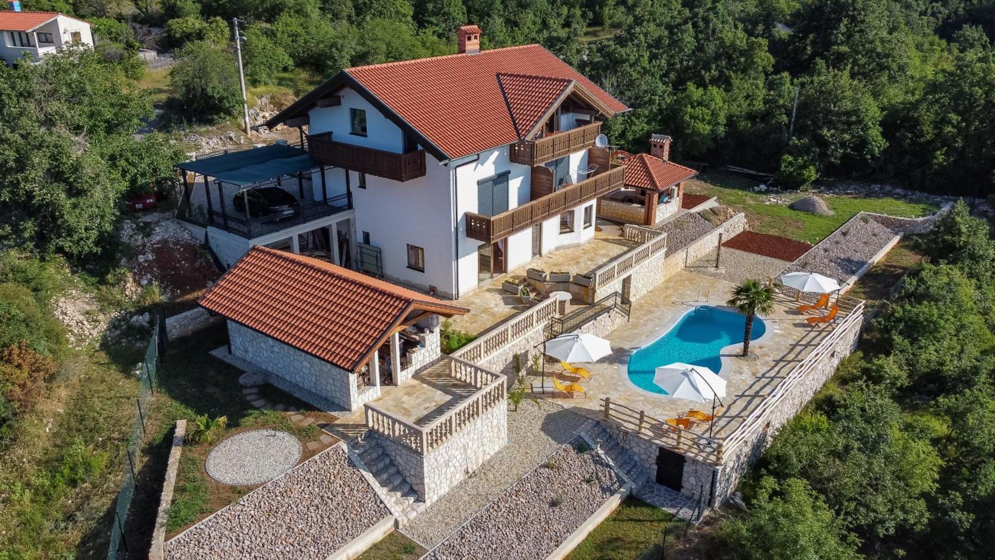 Villa Bora Moscenicka Draga Bed&Breakfast Мошценице Екстериор снимка
