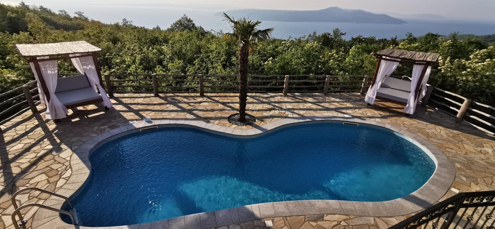 Villa Bora Moscenicka Draga Bed&Breakfast Мошценице Екстериор снимка